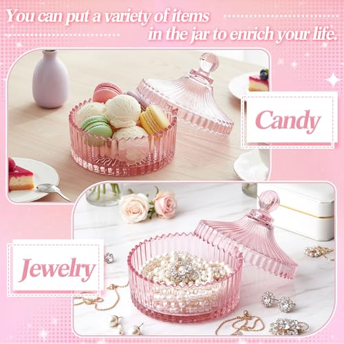 Extra Large Body Powder Container Set with Puff - Pink (2 Pcs)