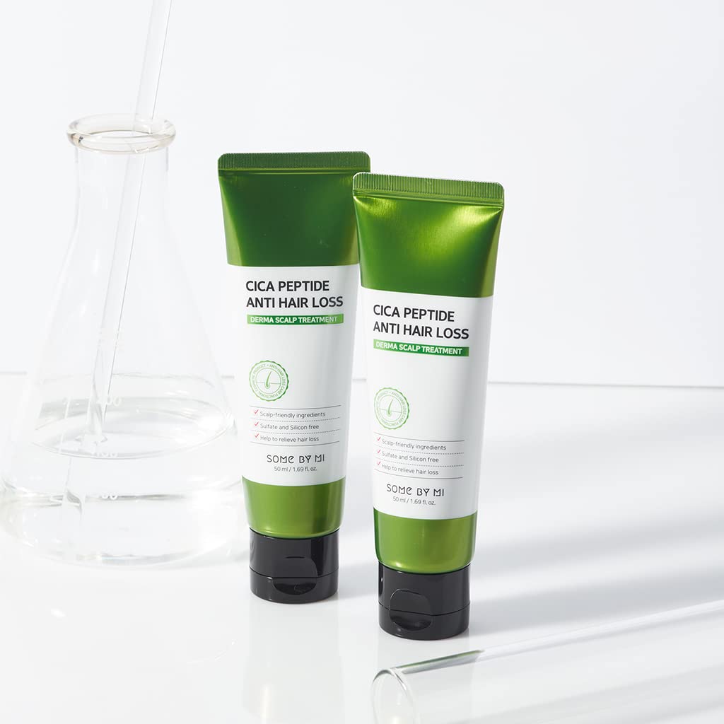 CICA Peptide Anti Hair Loss Treatment - Derma Scalp Care, 1.69 fl oz | Unscented, Silicone-Free, Unisex