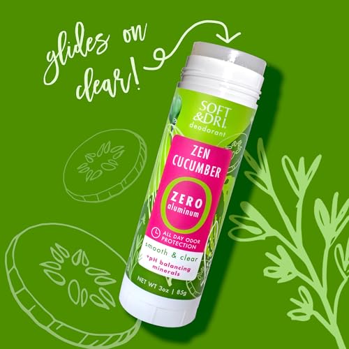 Soft & Dri Zen Cucumber Deodorant Stick 3 oz - 3 Pack