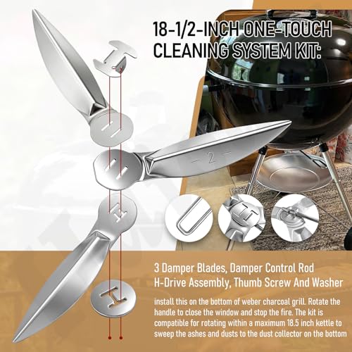 Weber One-Touch Cleaning System Kit for 18.5" Charcoal Grills