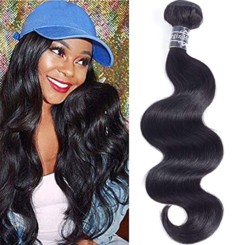 Amella 12 Inch Brazilian Body Wave Hair Bundle - 100% Virgin Human Hair