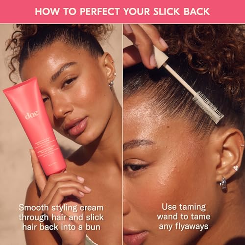 DAE Cactus Fruit 3-In-1 Styling Cream & Taming Wand - Tame Flyaways, Smooth Frizz, Style Edges (0.6 oz.)