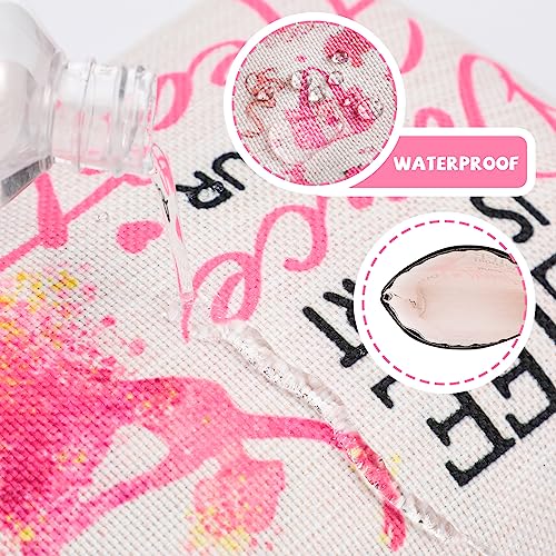 Silkfly Ballet Makeup Bags - 12 Pack Waterproof Zipper Pouches for Dancers