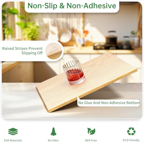 Non-Adhesive Shelf and Drawer Liner - 12IN x 20FT Waterproof EVA