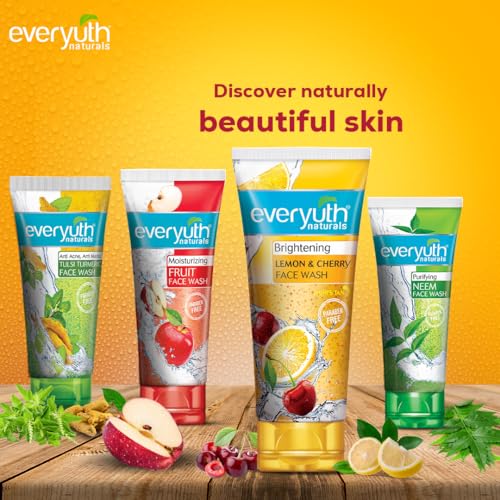 Everyuth Naturals Lemon Face Wash 150g | Oil Clear
