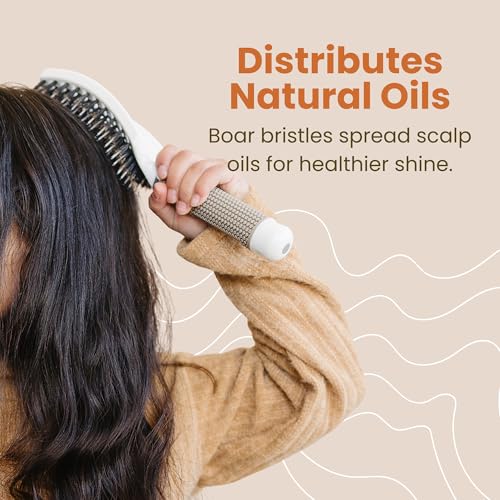 Tangles B. Gone Detangling Hair Brush - Gentle Knot Remover for All Hair