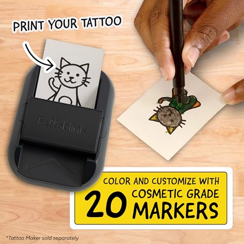 CEACO Hello Blink Temporary Tattoo Marker Refill Pack - 20 Colors