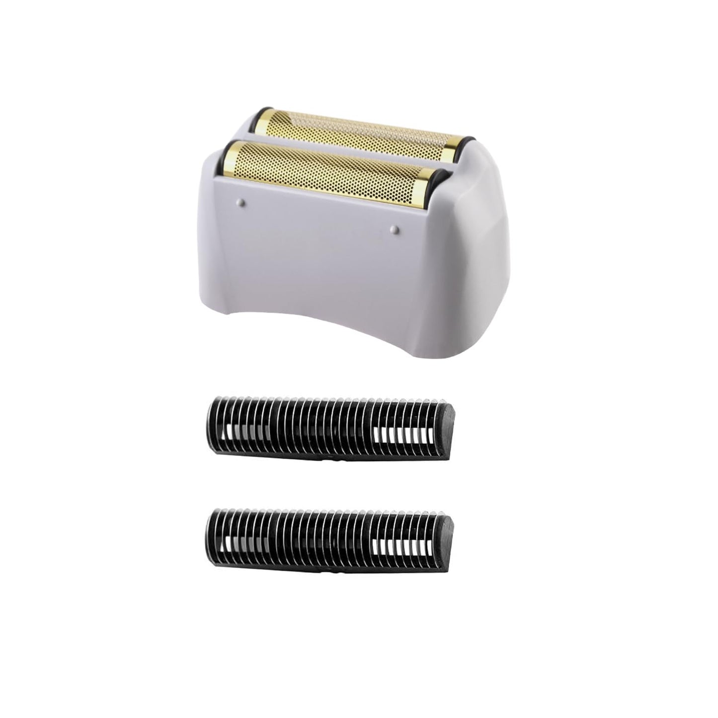 Foil Shaver Replacement Fit for Andis TS-1 17220 17230 Pro Foil Shaver, Copper Profoil Lithium Foil Shaver Replacement Parts Head blades- Hypoallergenic Gold Foil Assembly & Inner Cutters -2 Pack