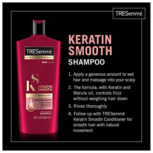 TRESemmé Keratin Smooth Shampoo, 22 Fl Oz - Frizz Control