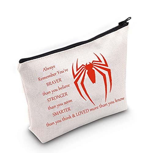 Spider Bag Make Up Pouch – LEVLO Spider Movie Cosmetic Bag, Inspirational Gift