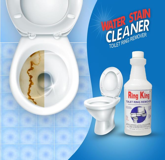 Ring King Toilet Ring Remover – 32 oz Heavy-Duty Cleaner for Stains