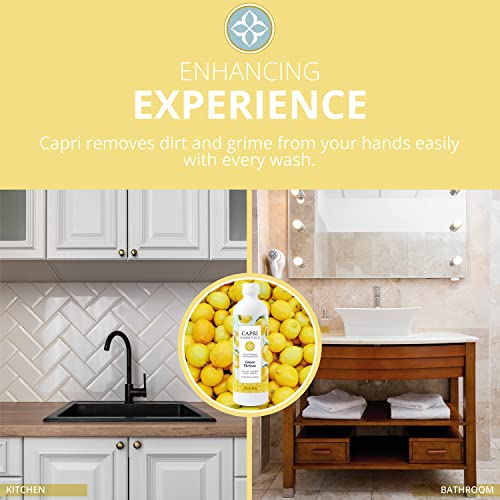 Capri Essentials Liquid Hand Soap - Natural Aromatic Lemon Verbena, 16 FL Oz