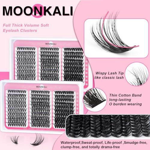 MOONKALI 30D 40D 50D Lash Clusters - Mix Individual Eyelash Extensions