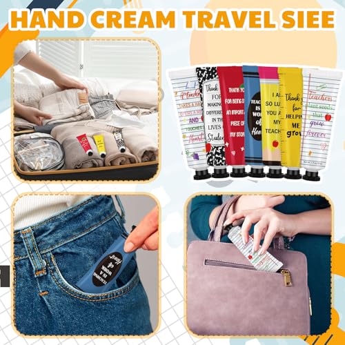 Loopeer 24 Pcs Teacher Appreciation Hand Cream Set - Travel Size Lotion