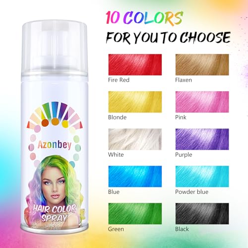 Temporary Blue Hair Color Spray for Halloween & Parties