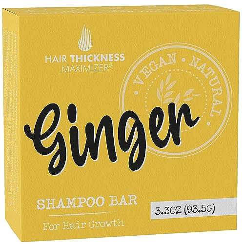 Ginger Shampoo Bar for Hair Growth | Eco-Friendly, USA Made