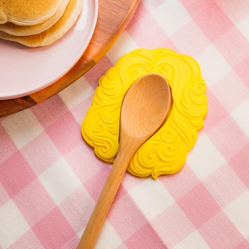 Dolly Parton Big Hair Spoon Rest - Heat Resistant Silicone Kitchen Utensil
