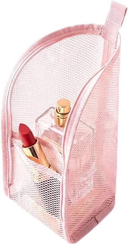Coloday Standing Toiletry Bag - Large Capacity Waterproof Cosmetic Organizer | Lightweight EVA Travel Bag (White)