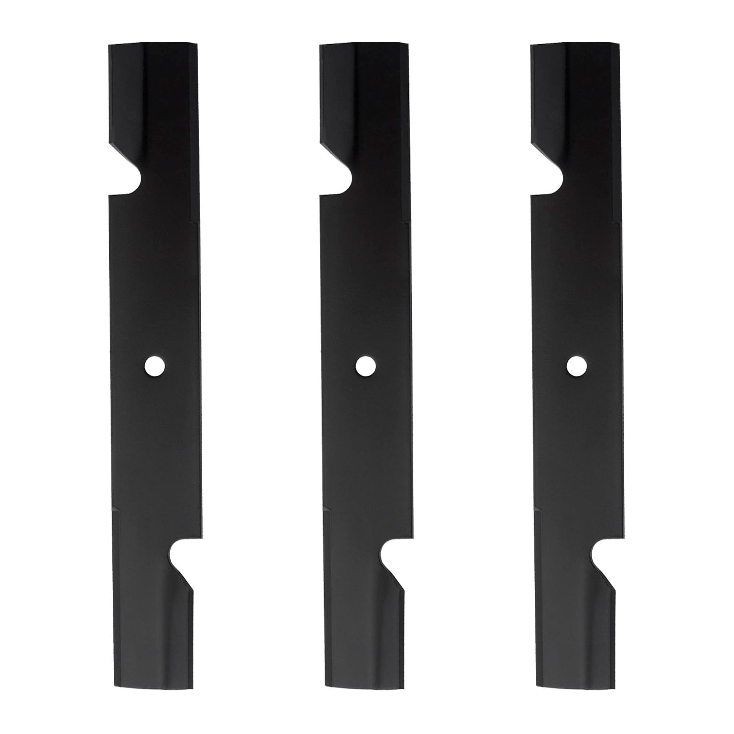 BCQNXX 482879 High Lift Blades Set Replaces Scag 48111 481708 481712 482787 Ferris 1520842 Husqvarna 539101733, Compatible with IS1500ZX IS2000Z IS2500Z 61" Deck (3PACK)