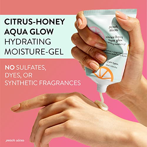 Peach Slices Citrus-Honey Aqua Glow Moisturizer - 3.04 oz Hydrating Gel