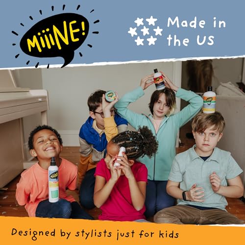 MiiiNE! Kids 3-in-1 Tear-Free Shampoo, Conditioner & Body Wash - Apple Scented, 12oz