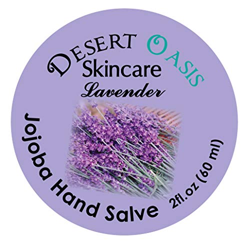 Organic Lavender Hand Salve & Lip Balm Set with Jojoba Oil