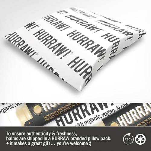 Hurraw! Sun Lip Balm SPF 15, Zinc Oxide Protection - 2 Pack