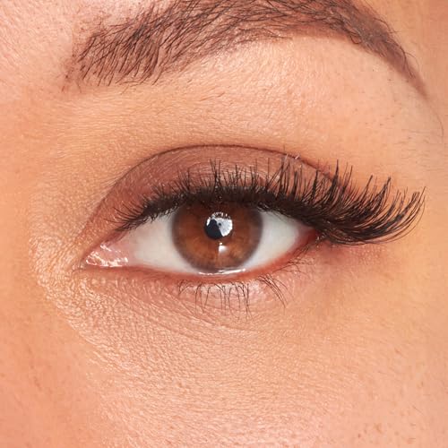 KISS Pompadour False Eyelashes - 5 Pairs, 16mm Wispy, Reusable