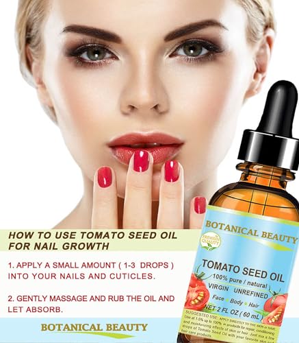 Tomato Seed Oil - 100% Pure Virgin Cold-Pressed Carrier Oil for Skin, Hair & Nails