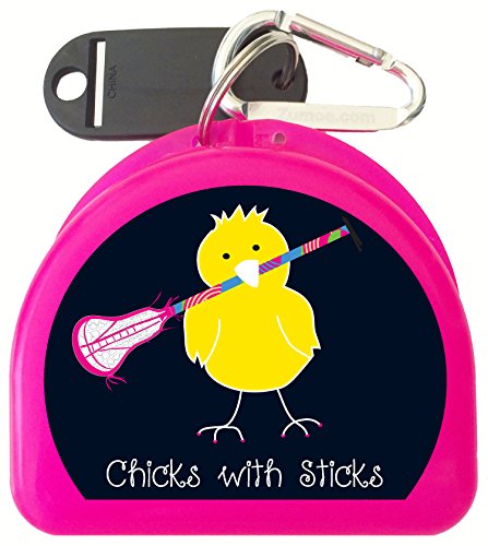 Zumoe Pink Lacrosse Mouth Guard Case - Durable Retainer Holder