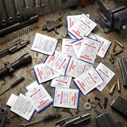 50 Pack Lead Removal Wipes for Shooting & Industrial Use