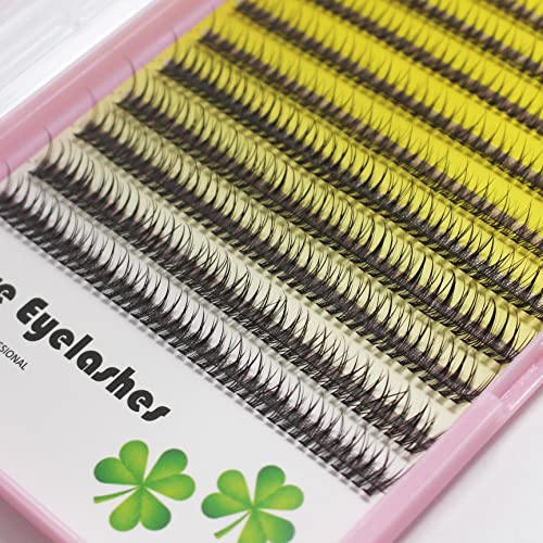 Vayator 8+10mm Mixed Black False Eyelash Extensions - Soft & Natural