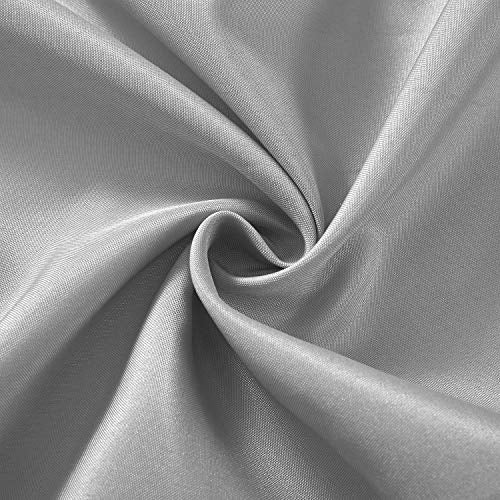 Barossa Design 70x54 Gray Snap-in Shower Curtain Liner with Magnets