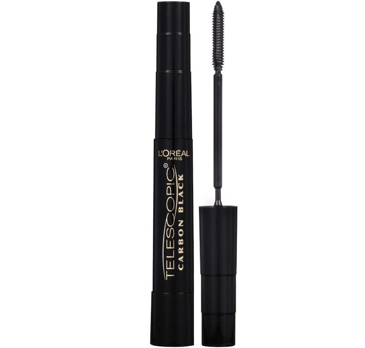 L’Oreal Paris Telescopic Mascara - Volume & Length Formula, Washable, Blackest Black | 0.27 Fl Oz