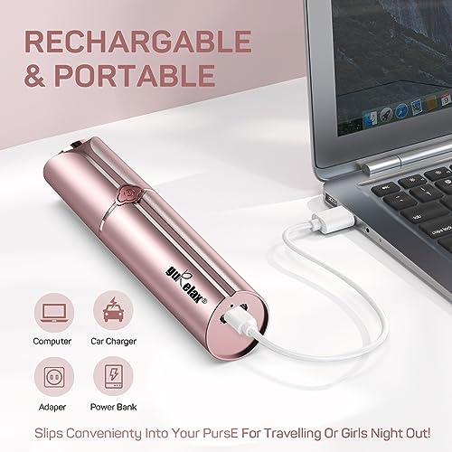 Gurelax Electric Facial Hair Remover for Women with 2 Replacement Heads