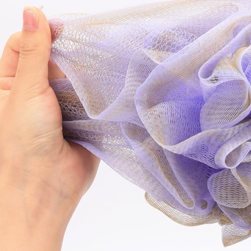 Tbestmax 4 Pack Bath Sponge Loofah Body Scrubber Exfoliator