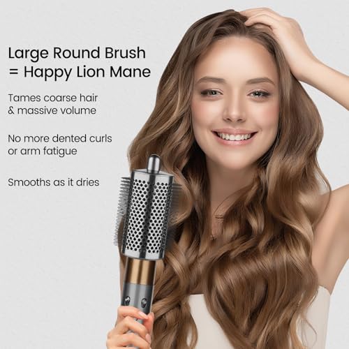 PUREGUST 3.2in Round Volumizing Brush Attachment for Dyson Airwrap HS01/05/08