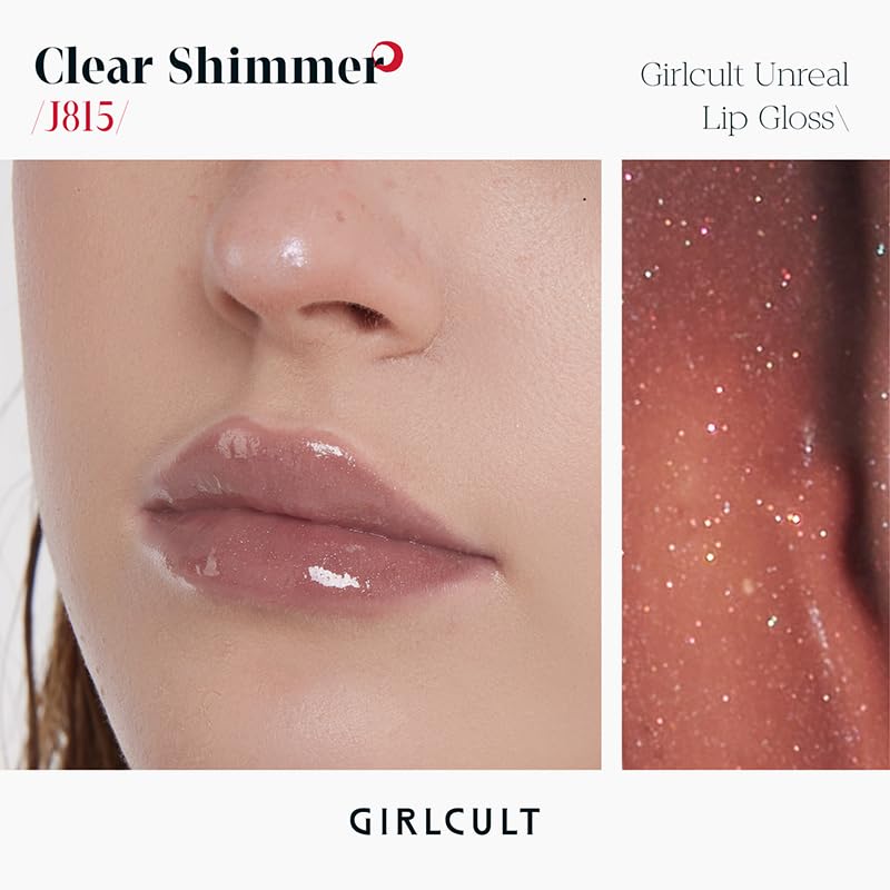 GIRLCULT Jelly Lip Glaze Tinted Gloss - Buildable Color & Glassy Shine