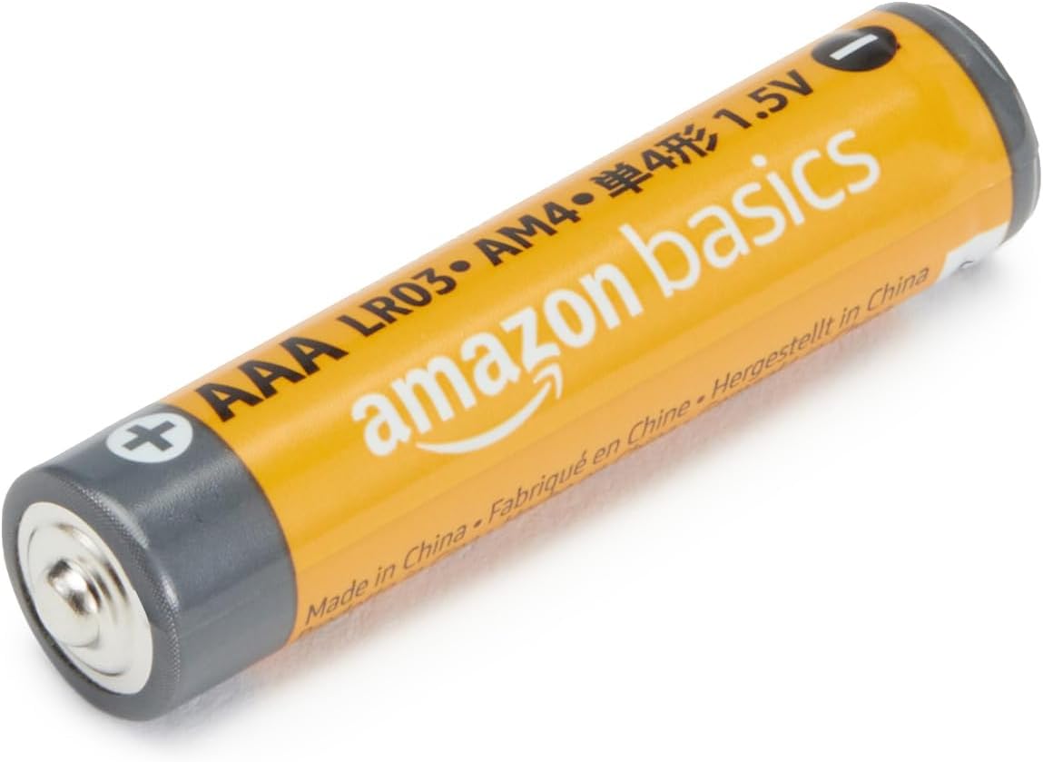 AAA Alkaline Batteries - Long-Lasting 1.5 Volt Power | 36-Count Pack for Reliable Performance & Emergency Storage