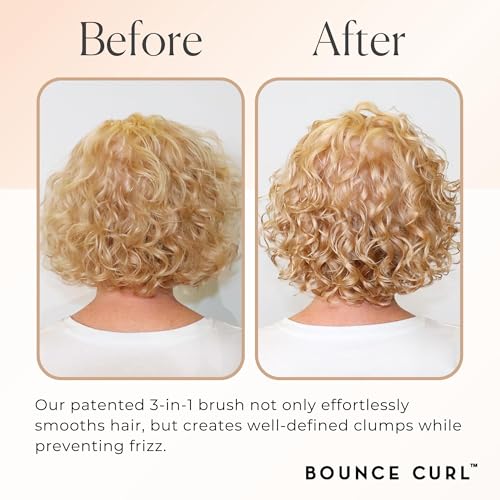 Bounce Curl Define EdgeLift Brush Bundle - Pink & Teal Brushes for Curly Hair Styling