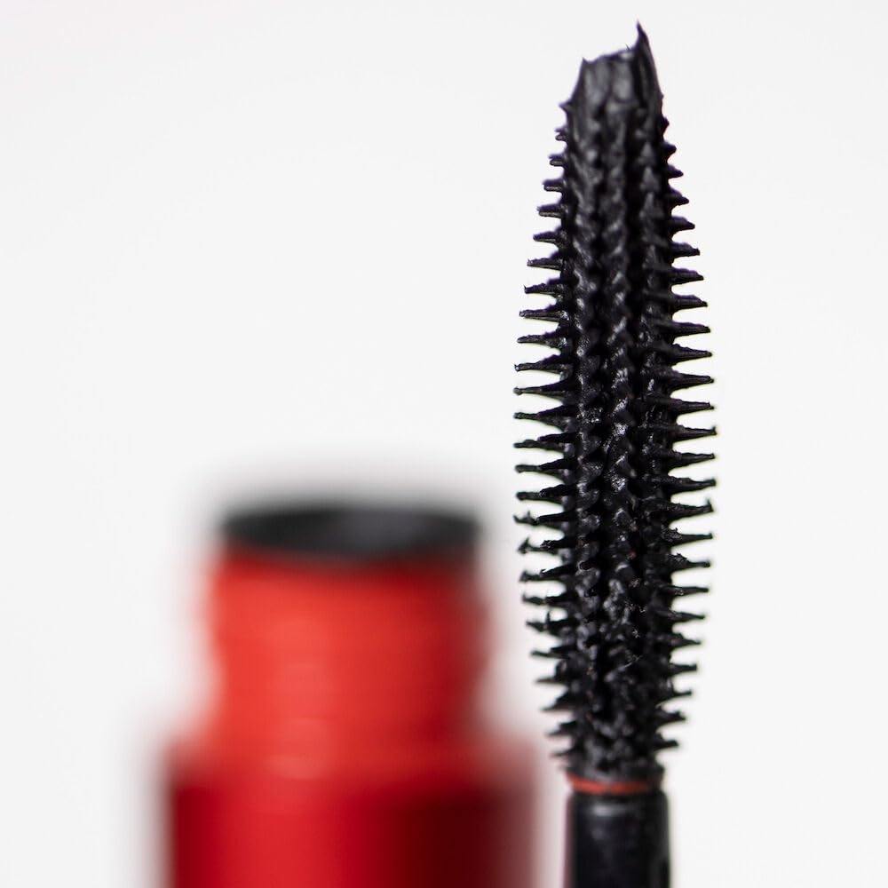 Smashbox Super Fan Lash Lengthening Mascara - Fanned-Out Volume & Length, Long-Wearing, 0.34 Fl Oz | Black