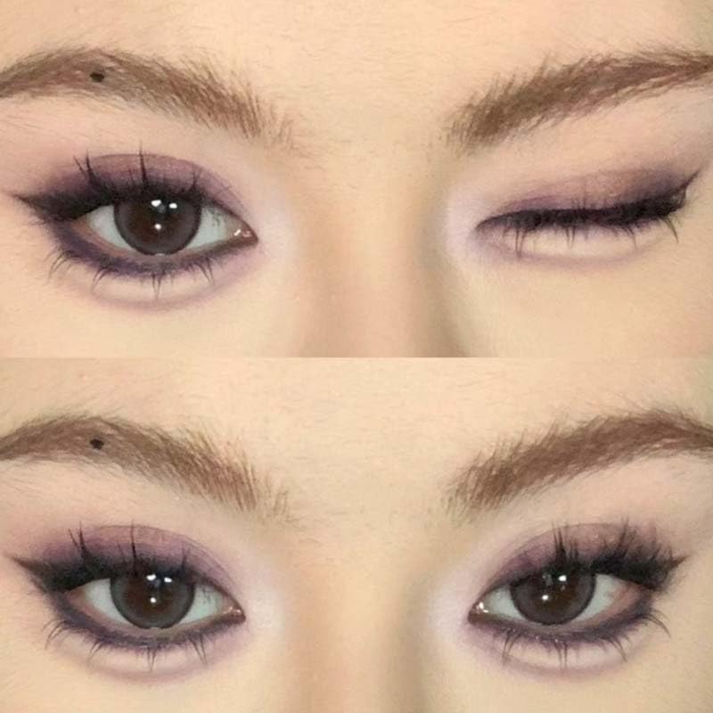 Plum Lavender Purple Matte Eyeshadow Palette for Aging Skin