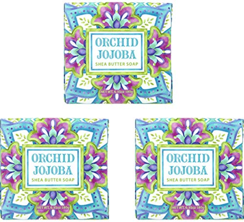 Greenwich Bay Exfoliating Spa Soap with Shea Butter & Cocoa Butter - 3 Pack