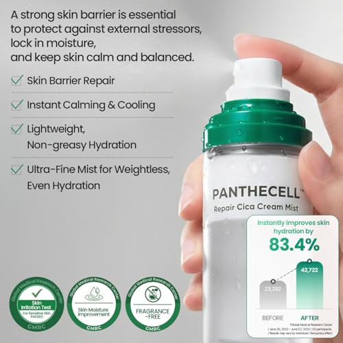 BIOHEAL BOH Panthecell Repair Cica Cream Mist, Hydrating Face Toner Spray