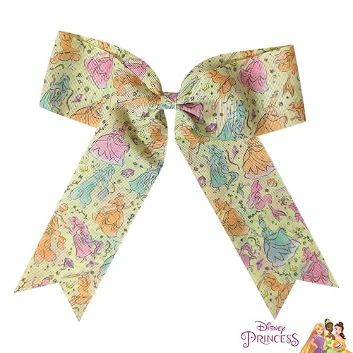 Disney Princess Hair Bows for Girls - Large Alligator Clip Bow