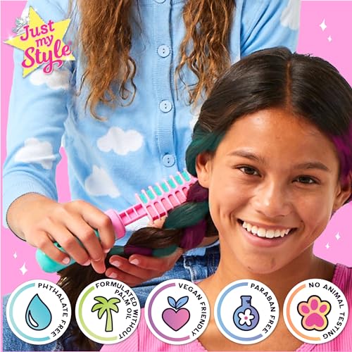 Just My Style 4-in-1 Hair Stylist Tool Set - Multi Styling Accessories for Girls