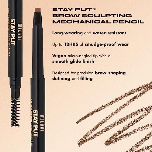 Milani Stay Put Brow Sculpting Mechanical Pencil - Espresso (2-Pack)
