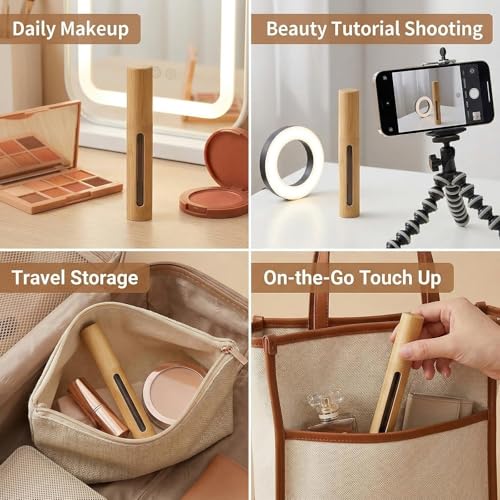 2Pcs 6ml Bamboo Mascara Tube Bottles Refillable Empty Eyelash