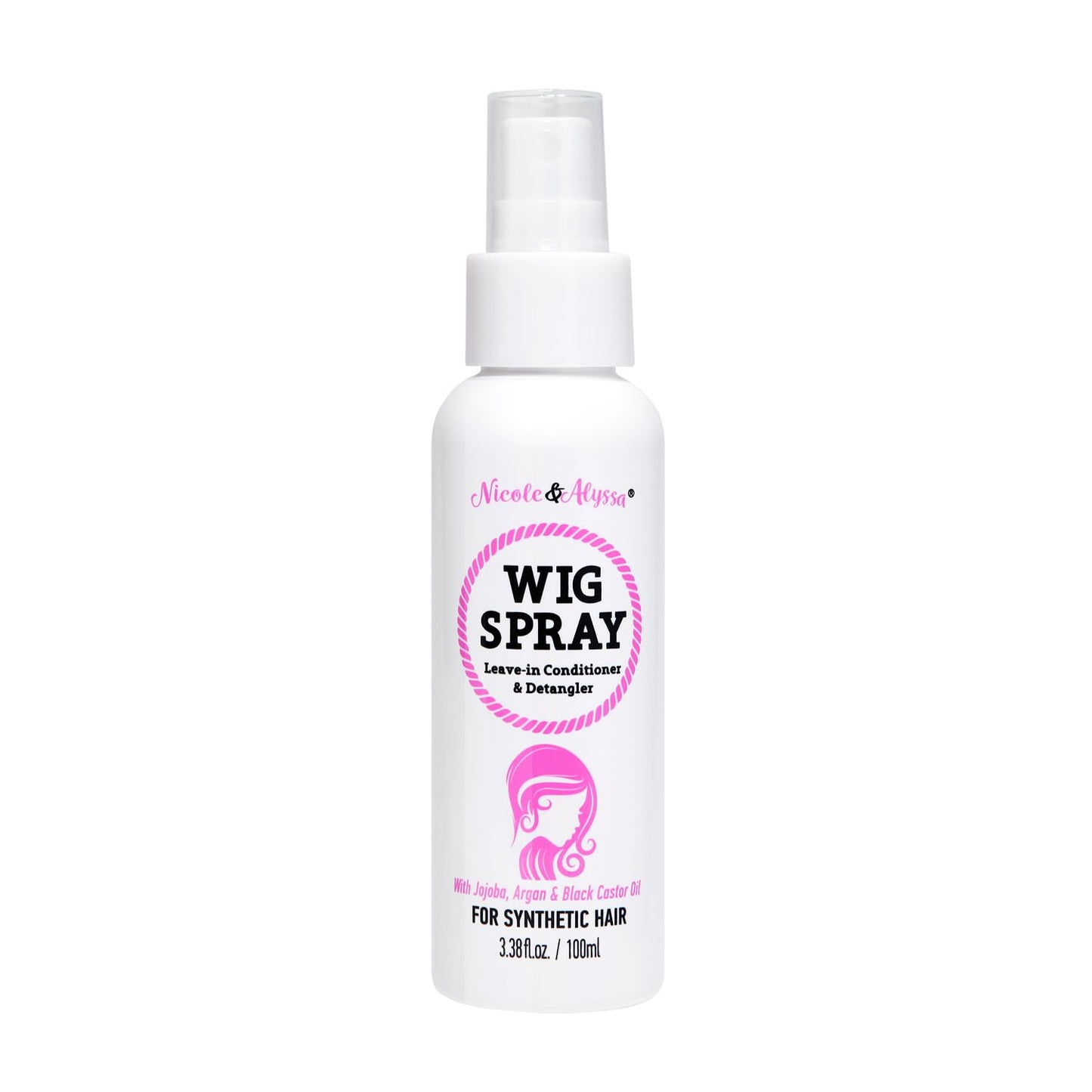 Wig Spray for Synthetic Hair - Leave-In Conditioner & Detangler | Travel Size (Pack of 1)