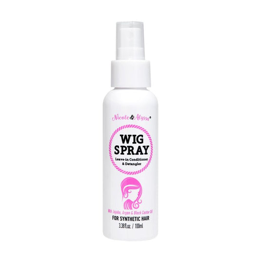 Wig Spray for Synthetic Hair - Leave-In Conditioner & Detangler | Travel Size (Pack of 1)